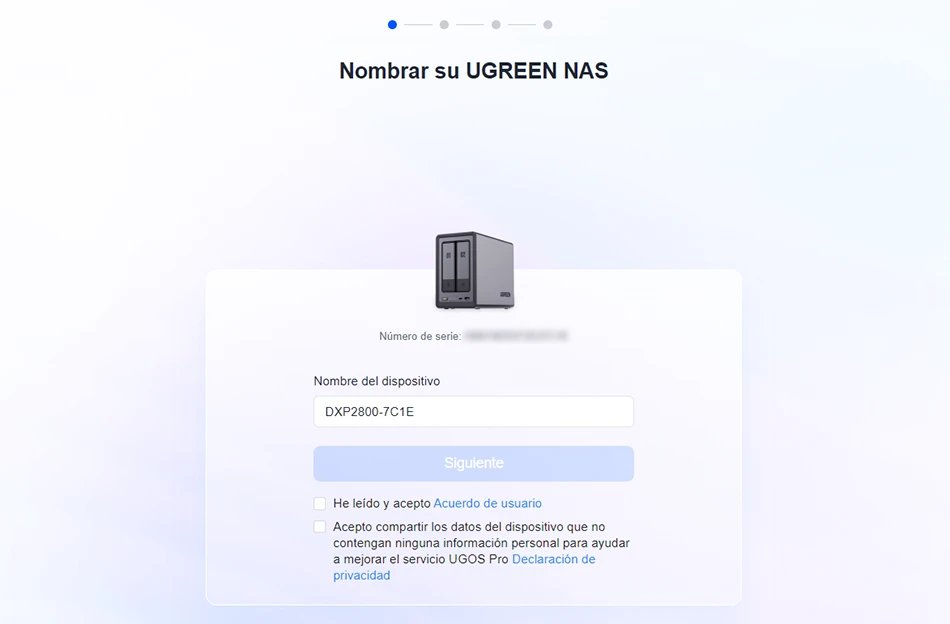 Instalación de UGOS PRO