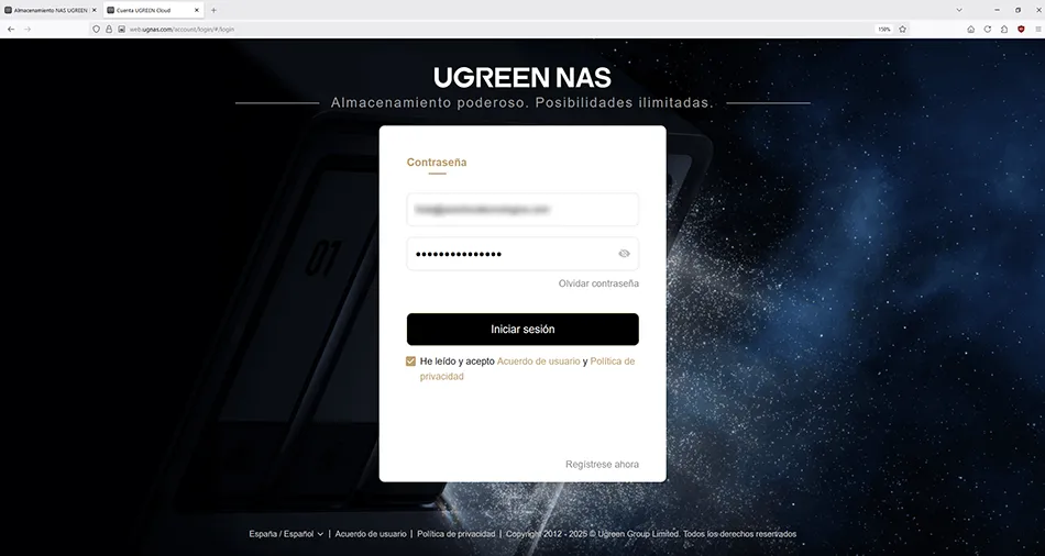 Iniciar sesión